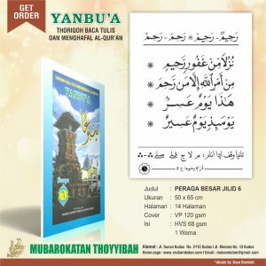 YANBU’A PERAGA BESAR 6 | ALAT PERAGA YANBU’A