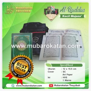 AL- QUR’AN AL QUDDUS MUJAZA PERJUZ TAS KECIL ROSM USTMANI